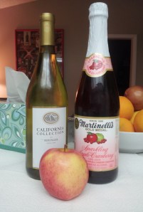 sparkling wine cider